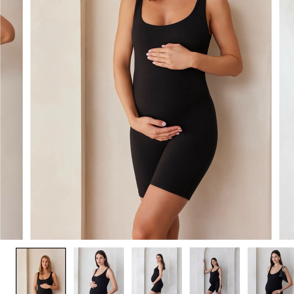 Black Shapewear Set with Stretchy Fit